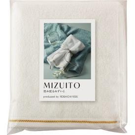 夏の贈り物お中元 大阪泉州フェイスタオル MIZUITO 澄み渡るみずいと ホワイト 32×75ｃｍ
