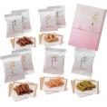 夏の贈り物お中元 かりんとうギフト 優雅亭 かりんとう（黒糖・黒ごま・牛乳）（各10g）×各2、かりんとう（抹茶・いちご）（各10g）×各1