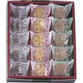 春の贈り物 銘菓撰 河内駿河屋 栗まんじゅう・カステラまんじゅう・桃山×各5