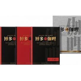 春の贈り物 ビーフ・チキンカレーセット 博多the伽哩 博多the伽哩ビーフ（200g）×2、博多the伽哩チキン（200g）×1