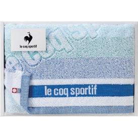 夏の贈り物お中元 ルコック ビッグロゴ スポーツタオル le coq sportif ブルー 32×110cm
