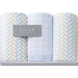 夏の贈り物お中元 フェイスタオル3P FILLS 34×75cm