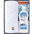 夏の贈り物お中元 今治産タオル＆キッチン洗剤セット フェイスタオル（34×70cm）・キッチンクリーン（250ml）・メッシュクリーナー（中国）×各1