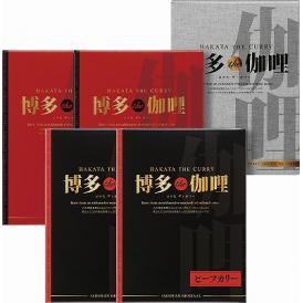 夏の贈り物お中元 ビーフ・チキンカレーセット 博多the伽哩 博多the伽哩（ビーフ・チキン）（各200g）×各2