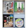 夏の贈り物お中元 乾物ギフト はごろもフーズ 減塩おだしぞうすいかに（6.5g）・のり弁慶ふりかけ（3g）・焙炒ソフトパック（2g）×各2、オイル不使用シーチキンマイルド（70g）×各1
