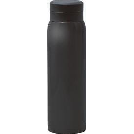 夏の贈り物お中元 スクリュー栓マグボトル500ml モテコ ブラック 直径6.7×22.5cm ★保温効力：64℃以上（6時間）、保冷効力：9℃以下（6時間）