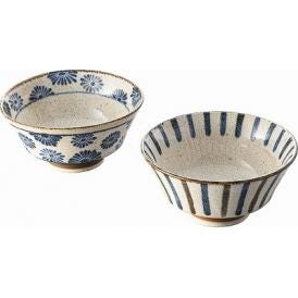 春の贈り物 反型 組飯碗 直径13×6.3cm