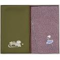 夏の贈り物お中元 刺繍入り金封包み&金封ふくさ 洛北 紫蓮 金封包み：38×37cm、金封ふくさ：20×12cm