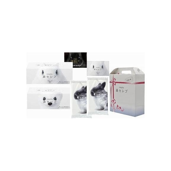 2024新商品 春の贈り物 ネピア鼻セレブギフト WIDE5 王子ネピア ティッシュ タイムセール