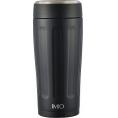 夏の贈り物お中元 ポータブルタンブラー360ml イミオ ブラック 直径7.7×17.2cm ★保温効力：60℃以上（6時間）、保冷効力：11℃以下（6時間）