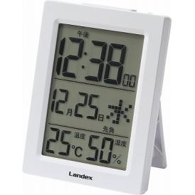 夏の贈り物お中元 デジタル置時計　スリムデジット ランデックス 11.1×8×2.4cm ★単4乾電池3本使用（別売）