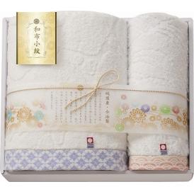 夏の贈り物お中元 バスタオル＆フェイスタオル 今治タオル パープル バスタオル：60×120cm、フェイスタオル：34×75cm