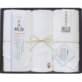夏の贈り物お中元 フェイスタオル2P&ハンドタオル 日本名産地 フェイスタオル：33×72cm、ハンドタオル：33×33cm