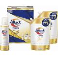 夏の贈り物お中元 アタックZEROギフト 花王 アタックZERO詰替用（770g）×2、アタックZERO（580g）×1