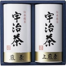 夏の贈り物お中元 宇治茶詰合せ（伝承銘茶） 上煎茶・煎茶（各100g）×各1