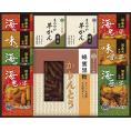 夏の贈り物お中元 かりんとう・あられ・羊かん詰合せ あられ（海老）（12g）×3、あられ（海苔・味噌）（各12g）×各2、羊かん（抹茶・練り）（各60g）・蜂蜜黒糖かりんとう（40g）×各1