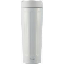夏の贈り物お中元 ポータブルタンブラー480ml イミオ ホワイト 直径7.7×21.2cm ★保温効力：65℃以上（6時間）、保冷効力：10℃以下（6時間）