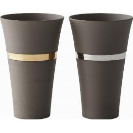 夏の贈り物お中元 リングペアカップ J-mode 直径8.5×13.5cm