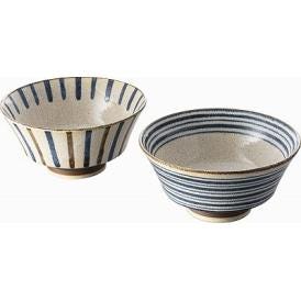 夏の贈り物お中元 反型 組ラーメン鉢 直径18×9cm
