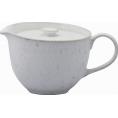 夏の贈り物お中元 絞り出しポット 白釉窯変 10.5×15×8cm（300ml）