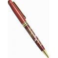 夏の贈り物お中元 木製 漆芸ボールペン 千羽鶴 直径1.5×14.5cm ★替え芯1本付