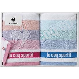 夏の贈り物お中元 ルコック ビッグロゴ スポーツタオル2P le coq sportif 32×110cm