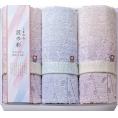 夏の贈り物お中元 フェイスタオル3P しまなみ匠の彩 はなつぼみ 34×75cm