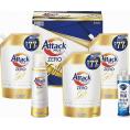 春の贈り物 アタックZEROギフト 花王 アタックZERO詰替用（770g）×3、アタックZERO（580g）・キュキュットクリア除菌（240ml）×各1