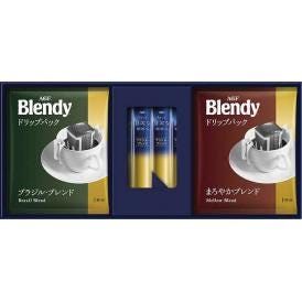 夏の贈り物お中元 ドリップ&スティックブラックギフト AGF ちょっと贅沢な珈琲店スティックブラック（ブラジルブレンド）（2g）×7、ブレンディドリップパック（ブラジルブレンド・まろやかブレンド）（各