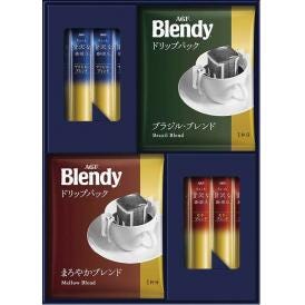 夏の贈り物お中元 ドリップ&スティックブラックギフト AGF ちょっと贅沢な珈琲店スティックブラック（ブラジルブレンド・モカブレンド）（各2g）×各7、ブレンディドリップパック（ブラジルブレンド・まろ