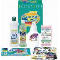 夏の贈り物お中元 洗剤おくさまセット クリームクレンザー（400g）・ライオントップクリアリキッド抗菌（300g）・キッチンリフレッシュコンパクト（270ml）・クリンクル油よごれおそうじシート（20