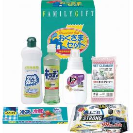 夏の贈り物お中元 洗剤おくさまセット クリームクレンザー（400g）・ライオントップクリアリキッド抗菌（300g）・キッチンリフレッシュコンパクト（270ml）・クリンクル油よごれおそうじシート（20