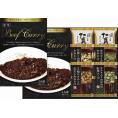 春の贈り物 ビーフカレー&フリーズドライスープ詰合せ ビーフカレー中辛（180g）・たまごスープ（6.4g）×各2、豆腐と油揚げのおみそ汁（9.2g）・2種のきのこの赤だしおみそ汁（7.1g）・