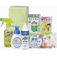 夏の贈り物お中元 NEW清潔習慣クリーンセット 花王食卓クイックルスプレー（300ml）・アクア泡ハンドソープ（中国）（250ml）・P&G除菌ジョイコンパクト（170ml）・クリンクル食卓テーブル用