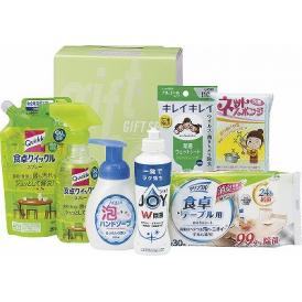 夏の贈り物お中元 NEW清潔習慣クリーンセット 花王食卓クイックルスプレー（300ml）・花王食卓クイックルスプレー詰替用・アクア泡ハンドソープ（中国）（各250ml）・P&G除菌ジョイコンパクト（1