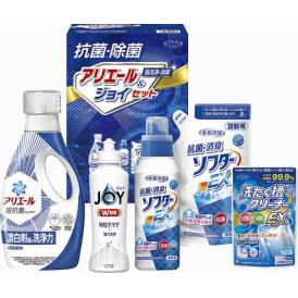 夏の贈り物お中元 抗菌除菌・アリエール&ジョイセット ギフト工房 P&Gアリエールジェル（720g）・抗菌消臭ソフターEX・抗菌消臭ソフターEX詰替用（各350g）・P&G除菌ジョイ（170ml）・洗