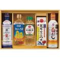夏の贈り物お中元 プレミアム調味料バラエティセット マルトモ昆布かつおつゆ（500ml）・キッコーマンいつでも新鮮（しぼりたて生しょうゆ・料理人直伝極み白だし）（各450ml）・日の出料理酒（400m