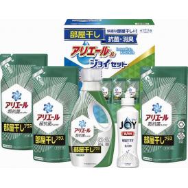 夏の贈り物お中元 アリエール部屋干し＆ジョイセット ギフト工房 P&Gアリエールジェル部屋干しプラス詰替用（380g）×3、P&Gアリエールジェル部屋干しプラス（690g）・P&G除菌ジョイ（170m
