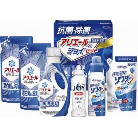 夏の贈り物お中元 抗菌除菌・アリエール＆ジョイセット ギフト工房 P&Gアリエールジェル詰替用（405g）×2、P&Gアリエールジェル（720g）・抗菌消臭ソフターEX・抗菌消臭ソフターEX詰替用（各
