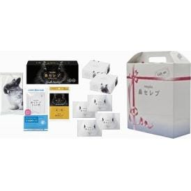 夏の贈り物お中元 ネピア鼻セレブギフト WIDE4 王子ネピア ポケットティッシュ（12組）×4、アメニティ（62組）×2、ティッシュプレミアム（130組）・ITSUMOティッシュ（48組）・マスク（