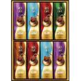 夏の贈り物お中元 ドリップコーヒーギフト モンカフェ モカブレンド（8g×5p）・スペシャルブレンド・コスタリカブレンド（各7.5g×5p）×各2、コロンビアブレンド・キリマンジャロブレンド（各8g×