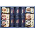 夏の贈り物お中元 卓上のり・ふりかけ・お茶漬詰合せ 大森屋 有明海産味付のり（10切32枚）×6、さけ茶漬（6.4g×6袋）・わさび茶漬（5.6g×6袋）・緑黄野菜ふりかけ・かつおふりかけ・さけふりか
