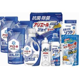 春の贈り物 抗菌除菌・アリエール＆ジョイセット ギフト工房 P&Gアリエールジェル詰替用（405g）×3、P&Gアリエールジェル（720g）・抗菌消臭ソフターEX・抗菌消臭ソフターEX詰替用・液