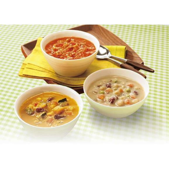 夏の贈り物お中元 野菜たっぷりスープギフト カゴメ 野菜たっぷり（トマトのスープ・かぼちゃのスープ・豆のスープ・きのこのスープ）（各160g）×各402