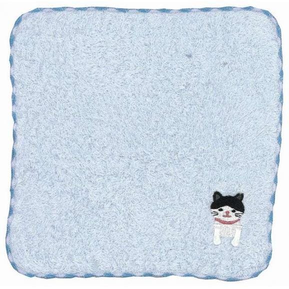 夏の贈り物お中元 お手するハンカチ（猫） ハチワレ 23×23cm02
