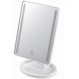 夏の贈り物お中元 LEDライティングミラー スクエア 16.9×11.9×26.8cm ★USBコード付　★単3乾電池4本使用（別売）