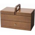 夏の贈り物お中元 木製ソーイングボックス 30×17×22cm