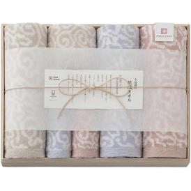 夏の贈り物お中元 タオルセット（木箱入） 今治謹製 バスタオル（60×110cm）×3、フェイスタオル（33.5×75cm）×2、ウォッシュタオル（33.5×31cm）×1