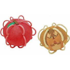 夏の贈り物お中元 わっかボール2種セット シャオール わっかボール（りんご）（約直径11cm）・わっかボールミニ（しまりす）（約直径9cm）×各1
