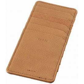夏の贈り物お中元 インナーカードケース グリマ キャメル 7.2×0.2×15.7cm ★カード入れ（表・裏）×各5
